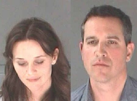 Mugshot of Reese and Jim after they were arrested for driving under influenceImage Source: E News
